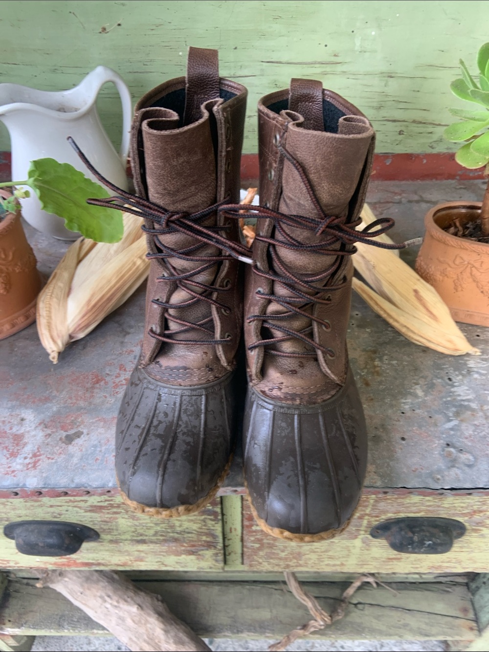 Vintage LLBean made in Maine boots